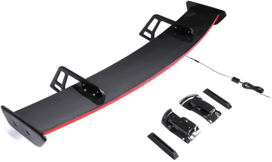 G87/G42/G80 / G82 G83 M-ax Type LED Lighted Rear Spoiler (With Mounting Base) – Part